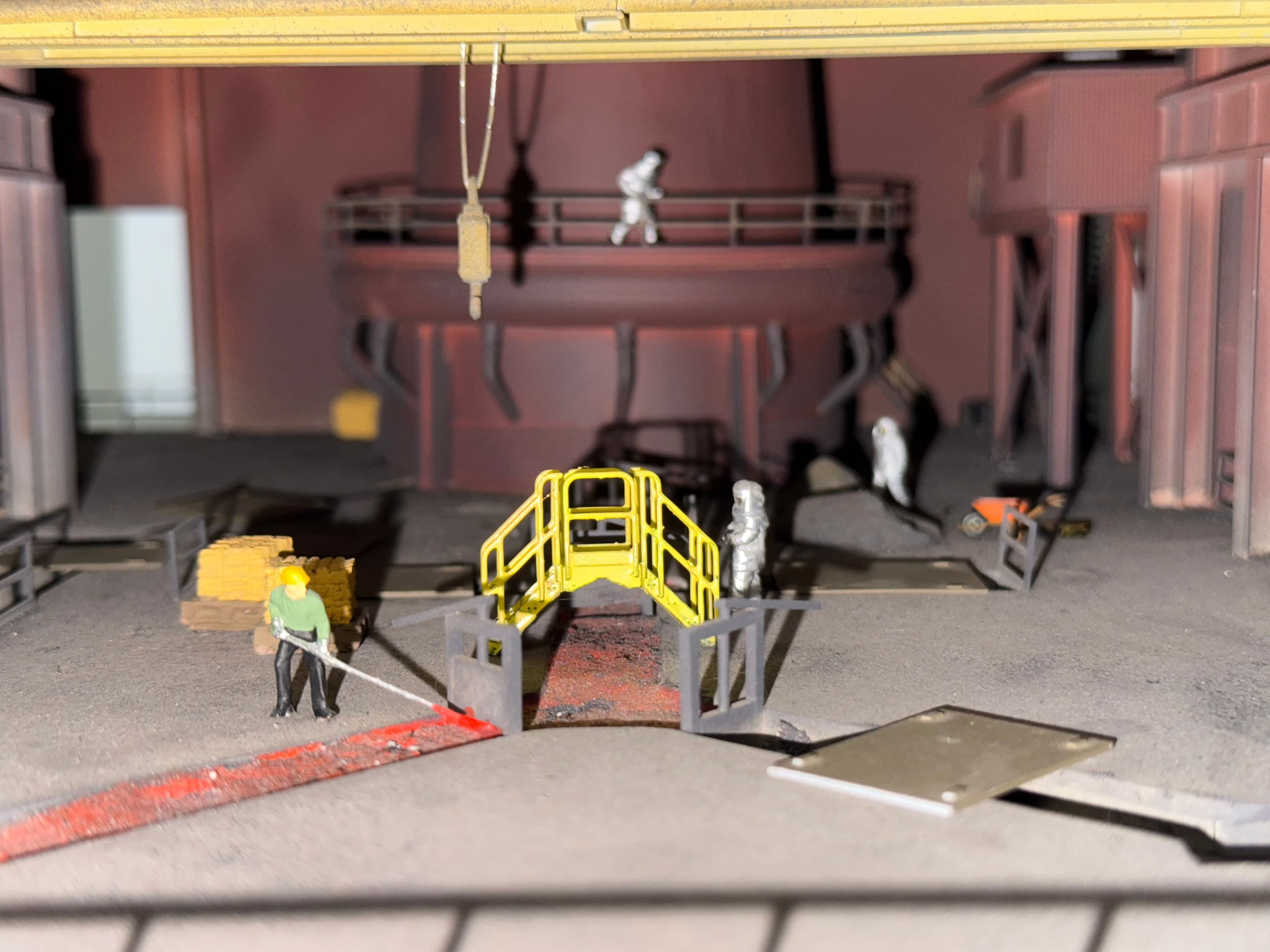 Bolted safety walkway crossing